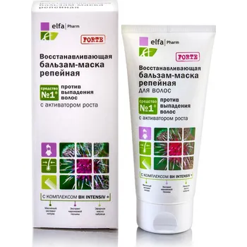 Vlasová regenerace Regenerační lopuchová maska na vlasy - 200 ml - Elfa Pharm