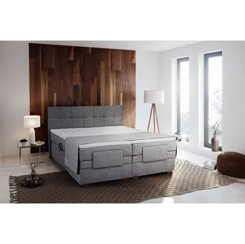 Postel BLANAŘ Boxspring Samara 180x200 šedá