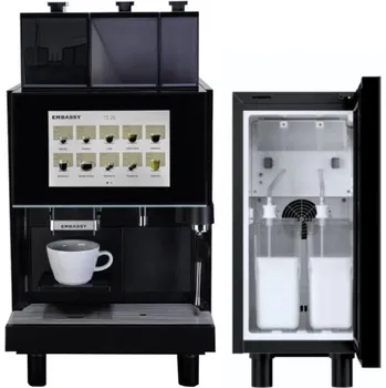 Kávovar Embassy Bogota + lednice M2 na 2 mléka profesionální kávovar do hotelů či konferenčních místností