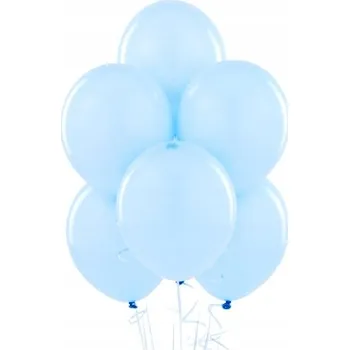 Balónek Balónky s heliem 12" Metalické modré - 25 ks