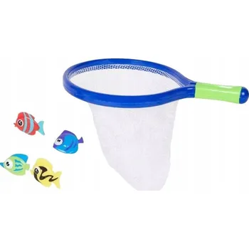 Hračka pro nejmenší Dovednostní hra Zd trading potápění síť + 4 rybičky plastové