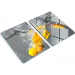 Krájecí deska Wallfluent sklo 2 ks