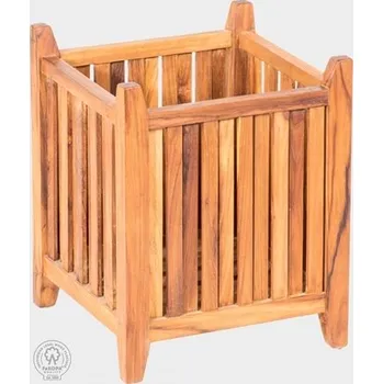 Truhlík FaKOPA Truhlík na kytky z teakového dřevq Freya