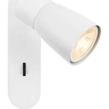 Svítidlo BIG WHITE (SLV) PURI 2.0 Dome nástěnné a stropní svítidlo, vypínač, obdélníkový, 1x max. 6W GU10, bílá 1008306