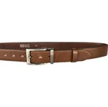 PENNY BELTS Kožený opasek 35-020-22-48 hnědý - 95 cm