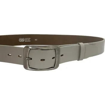 Opasek PENNY BELTS Kožený opasek 16251 šedý - 90 cm