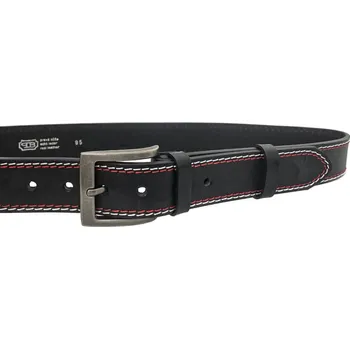 Opasek PENNY BELTS Kožený opasek 501-2-B-CV-60 černý- 95 cm