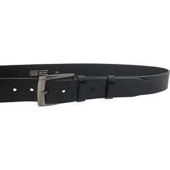 Opasek PENNY BELTS Pánský kožený opasek EXKLUZIV 34-V1-60 černý - 115 cm