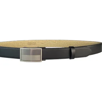 Opasek PENNY BELTS Pánský kožený opasek 35-020-A3-60 černý - 85 cm