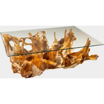 Zahradní stůl FaKOPA BRANCH 130x90x46cm stolek z teaku