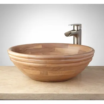 Umyvadlo FaKOPA TENNO umyvadlo z teaku Viktoriya