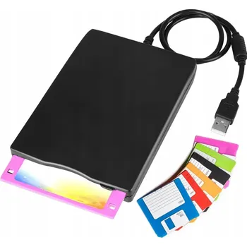 Externí 3,5" disketová mechanika USB 2.0 Krzymark