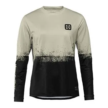 cyklistický dres Dámský bike dres Quantum LS - silver birch/black velikost XL