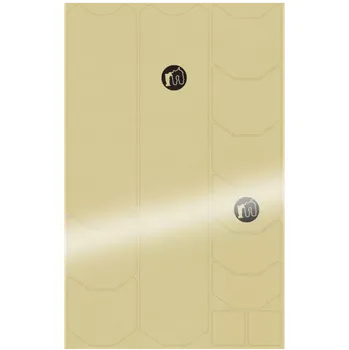 Blatník na kolo sada ochranných samolepek MUCKY NUTZ Frame Skinz Clear lesklé