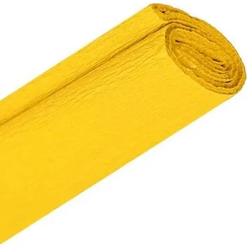 Krepový papír Dekorace Krepový papír -žlutá