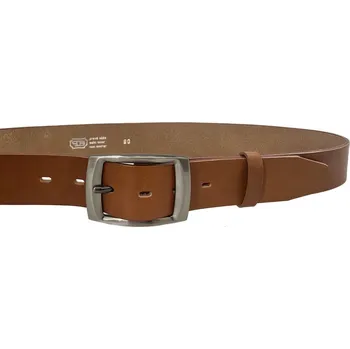 Opasek PENNY BELTS Kožený opasek 4442 hnědý - 100 cm
