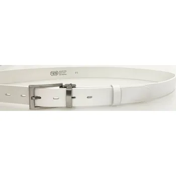 Opasek PENNY BELTS Pánský kožený opasek 30-020-8-00 bílý - 85 cm