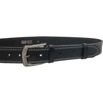 Módní doplněk PENNY BELTS Kožený opasek 38-2-60 černý - 110 cm