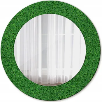 Zrcadlo Nástěnné Zrcadlo Rám Glamour Zelená tráva 50 cm