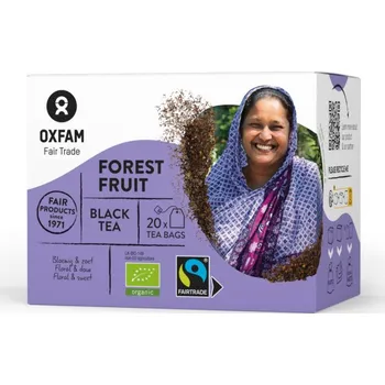 Čaj Oxfam Fair Trade Bio černý čaj s aroma lesního ovoce ze Šrí Lanky, sáčky 20 x 1,8 g