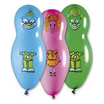 Balónek tvar veselí panáci maxi (100ks/bal)