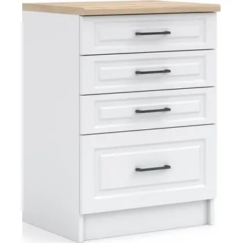 Kuchyňská skříňka FALCO Kuchyňská skříňka Provance SZ60 4SZ Dřevo: FAF-bílý mat