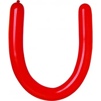 Balónek Balónky modelovací velké (130cm:8cm) #045 červená (50ks/bal)