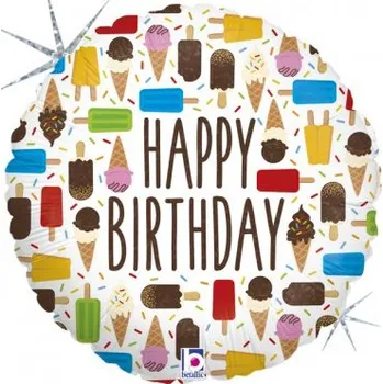 Balónek Kruh - Zmrzliny HB 36"/91cm fóliový balónek nafukovací