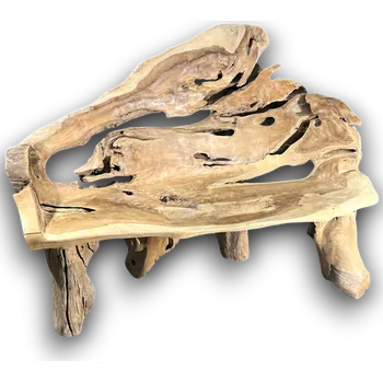 Zahradní lavice FaKOPA ROOT - lavice z teaku 210x95x60