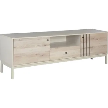 Ložnicová sestava Tv komoda FROST RTV1, Dub Alpský/Off White