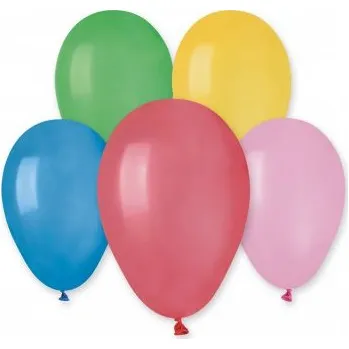 Balónek Balónek pastel 19cm/7" party mix (100ks/bal)