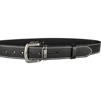 Opasek PENNY BELTS Kožený opasek 09-1B-60 černý - 85 cm