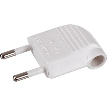 Elektrická zásuvka Jangar vidlice 513 úhlová bílá 230V