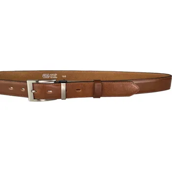 Opasek PENNY BELTS Kožený opasek 30-020-3-48 hnědý - 100 cm