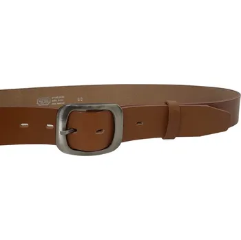 Módní doplněk PENNY BELTS Kožený opasek 9942 hnědý - 85 cm