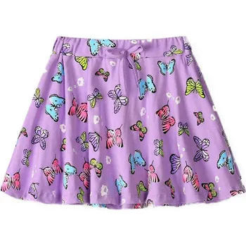 Dívčí sukně DÍVČÍ SUKNĚ S MOTÝLI Barva: Fialková, Velikost: 122