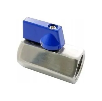 Ventil Mini kulový ventil A4 nerezový 1/2" vnitřní/vnitřní jachta karavan zahrada