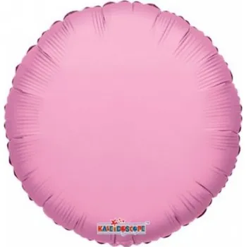 Balónek Kruh - Sv. růžový 18"/46cm fóliový balónek
