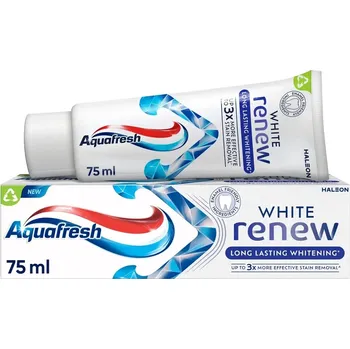 zubní pasta Aquafresh White Renew Dlouhotrvající bělící zubní pasta s fluoridem 75 ml