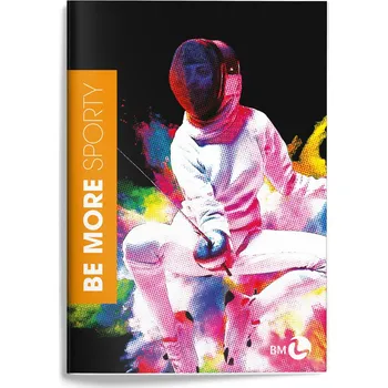 Sešit Sešit A4 s mřížkou Be More, 36 listů, 10 kusů