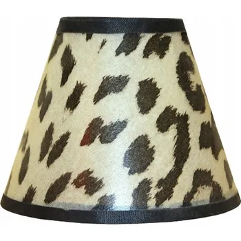 Obraz Stínidlo 12,5x6,5x10 cm panterka, kuželové, stínidlo na lampu