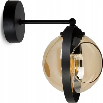 Nástěnné svítidlo Nástěnné svítidlo Light Home čiré, černé, žluté E27 60 W