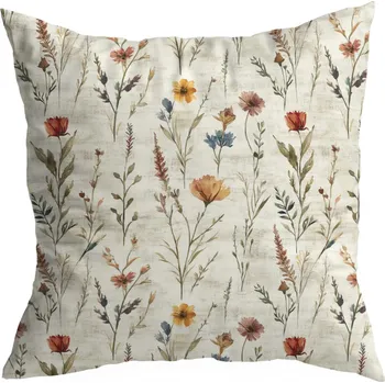 Polštář DEKORAČNÍ POVLEČENÍ NA POLŠTÁŘEK 40X40 CM JARO KVĚTY VZOR 393