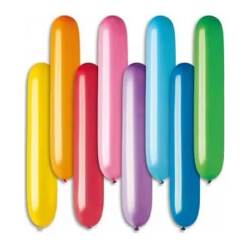 Balónek Balónek nafukovací pr.10cm, délka 65cm (100ks/bal)