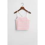 TRIČKO GANT STRIPED TANK TOP BLUSH PINK