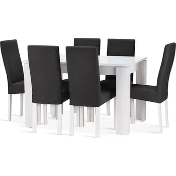 Jídelní set FALCO Jídelní set Nero 6+1 zelený