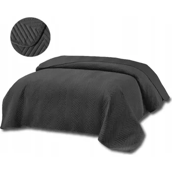 Prostěradlo Přehoz na postel 220x240 cm prošívaný komfortní dekorativní MARIETA velur