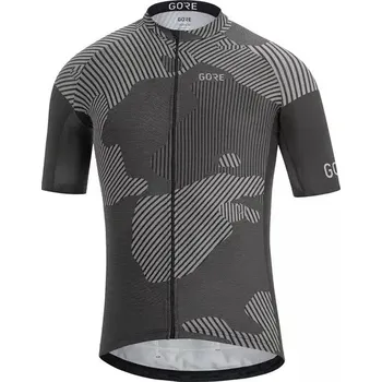 cyklistický dres Pánský dres Gore C3 Combat Jersey L (grey/black)