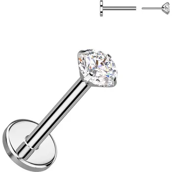 Piercing Šperky4U Piercing do brady - PUSH IN labreta TITAN - TIT1523-12083