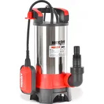 PONORNÉ ČERPADLO DO ŠPINAVÉ VODY HECHT3011 1100W 18000L/H OCELOVÉ